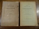 Histoire du comté et du vicomté de Carcassonne, précédée de recherches historiques sur Carcassonne et son territoire sous les volkes, les romains, les ...