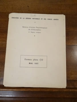 Pochette photographique de propagande française pour l'Algérie.. Anonyme