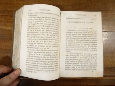 Souvenirs de Conférences, prônes et instructions entendus à Sainte-Valère de 1830 à 1835.