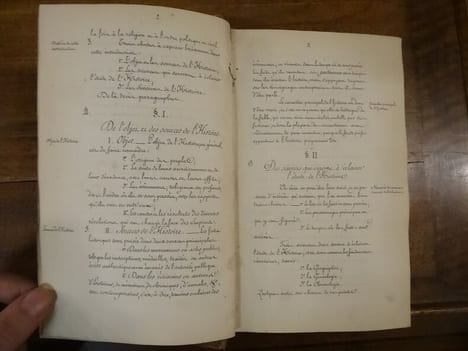 Programme d'un cours élémentaire d'Histoire générale de 1843.. undefined
