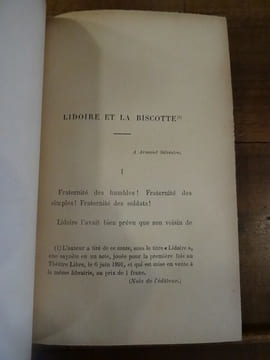 Lidoire et la Biscotte.. Courteline, Georges.