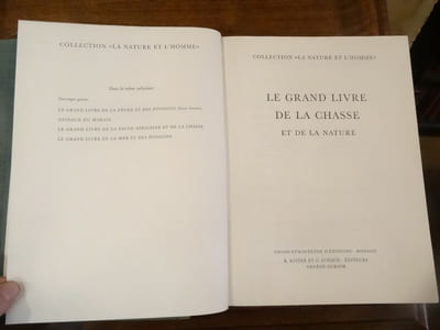 Le Grand livre de la Chasse et de la nature.