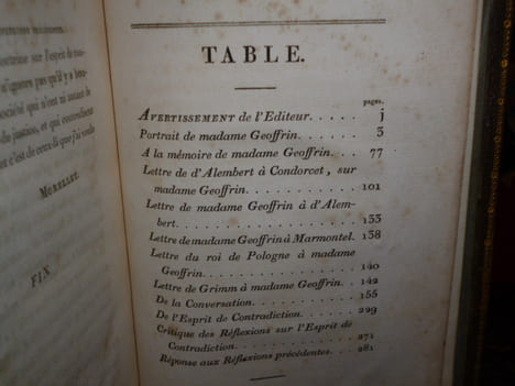 Eloges de madame Geoffrin, contemporaine de madame du Deffand par MM. Morellet, Thomas et D'Alembert; suivis de lettres de madame Geoffrin et à madame ...