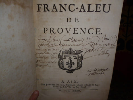 Franc-Aleu de Provence.. Gensollen, Joseph.
