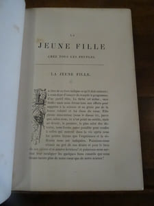 La Jeune Fille chez tous les peuples, études morales, types divers, histoire amusantes et conseils aux jeunes personnes.