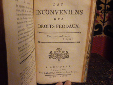 Essai sur le despotisme, seconde édition, augmentée & corrigée par l'éditeur de cet ouvrage. Suivi de "Les inconvéniens des droits féodaux" par ...