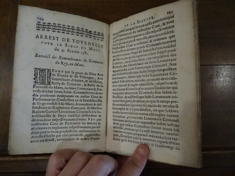 Reiglement pour le faict de la justice et expédition des causes de la Sénéchaussée du Maine, & Siège Présidial de la ville du Mans, tant de ce que ...