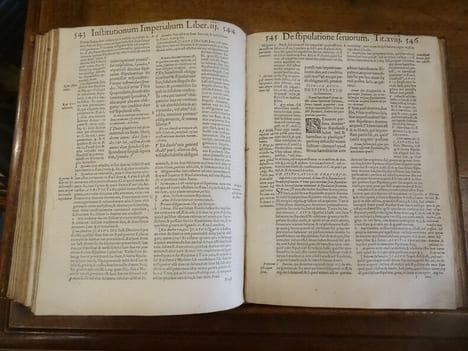 Institutionum civilium libri quatuor, una cum accursii commentariis, ac multorum iuris doctorum annotationibus, iam recens maiore cura, quam unquam ...
