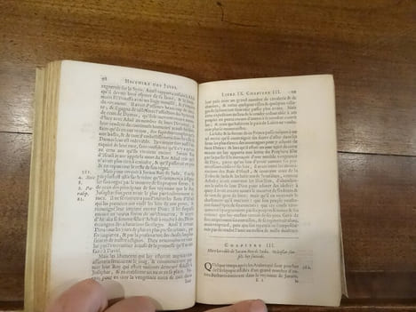 Histoire des Juifs écrite par Flavius Joseph, sous le titre de, Antiquitez Judaïques, traduite par Monsieur Arnauld d'Andilly. et : Histoire de la ...