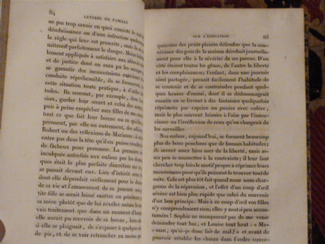 Education Domestique, ou Lettres de Famille sur l'Education.. Guizot