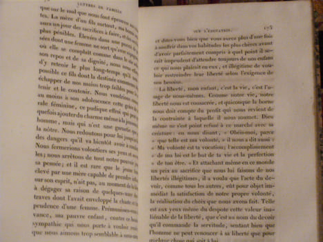 Education Domestique, ou Lettres de Famille sur l'Education.. Guizot