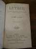 Lutèce, lettres sur la vie politique artistique et sociale de la France.. Heine, Henri.