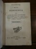 Filosofia de la Elocuencia.. Capmany y de Montpalau, Antonio de.