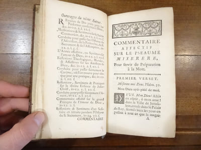 Commentaire affectif sur le Pseaume Miserere, pour servir à la préparation de la mort.


