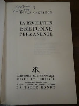 La Révolution bretonne permanente.
. Caerléon, Ronan.