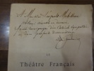Le Théâtre Français pendant la révolution 1789-1799. Avec plusieurs lettres inédites de Talma. Lettre-préface de M. Jules Claretie.

. Lumière, ...