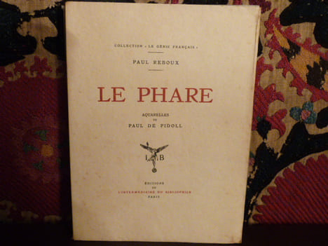 Le phare. Aquarelles de Paul de Pidoll.. Reboux, Paul
