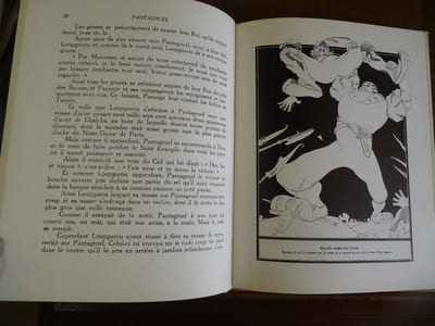 Pantagruel, Illustrations en noir et en trichromie de Samivel.