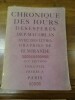 Chronique des jours désespérés.. Mac Orlan, Pierre.