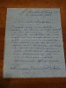 Lettre et poème adressée à Rachilde.. Bibesco, Princesse Jeanne.