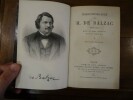 Correspondance de H. de Balzac ,1819-1850.. Balzac, Honoré de.