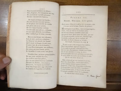Odes Sacrées, ou les psaumes de David, Le Magnificat et le Te Deum, en vers Français.