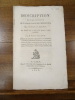 Description de l'ouverture de l'avant-port de Cherbourg, qui a eu lieu le 27 Août 1813 et détails sur ce qui s'est passé à cette occasion.. Lair, ...