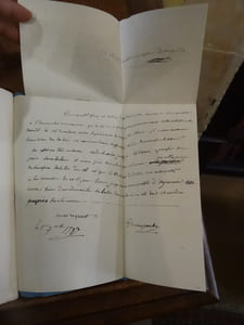 Pétition de Buonaparte et de sa soeur Marie-Anne Elisa (Mme Bacciochi).