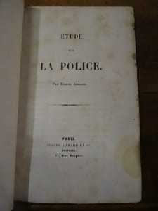 Etude sur la Police.