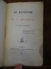 Du Dandysme et de G. Brummell.. Barbey d'Aurevilly, J.