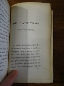 Du Dandysme et de G. Brummell.