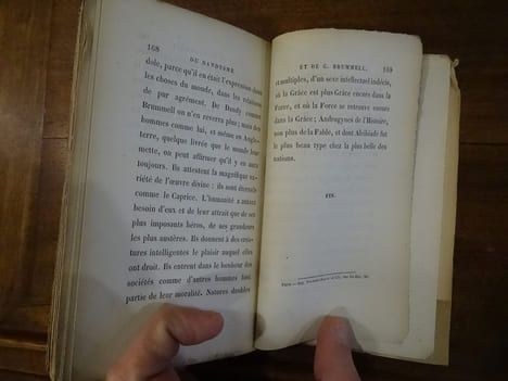 Du Dandysme et de G. Brummell.. Barbey d'Aurevilly, J.
