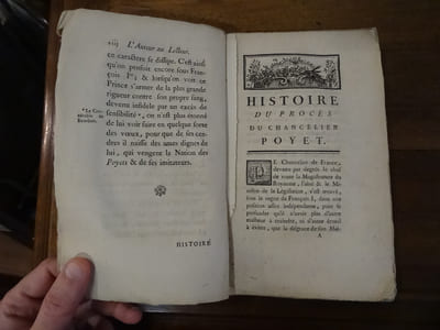 Histoire du procès du Chancelier Poyet, pour servir à celle du Règne de François I, Roi de France. Avec un chapitre préliminaire sur l'antiquité, & la Dignité de l'Office de Chancelier, & sur les Vicissitudes qu'il a éprouvées.