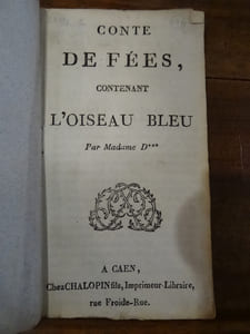Conte de fées, contenant L'Oiseau bleu. Par Madame D***.