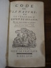 ode de la Nature, ou le Véritable Esprit de ses Loix, de tout tems négligé ou méconnu. Suivi de "Les oeuvres morales de Mr. Diderot, contenant son ...