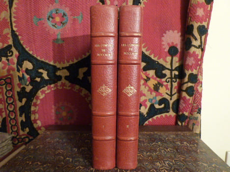 Les contes de Boccace Decameron traduit de l'italien par Antoine Le Maçon.. Boccace