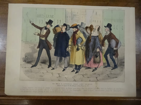 Un mois à Londres pour vingt guinées. "Chaque voyageur sera nourri de plaisir ! et recevra des billets de faveur pour entrer dans les endroits ...