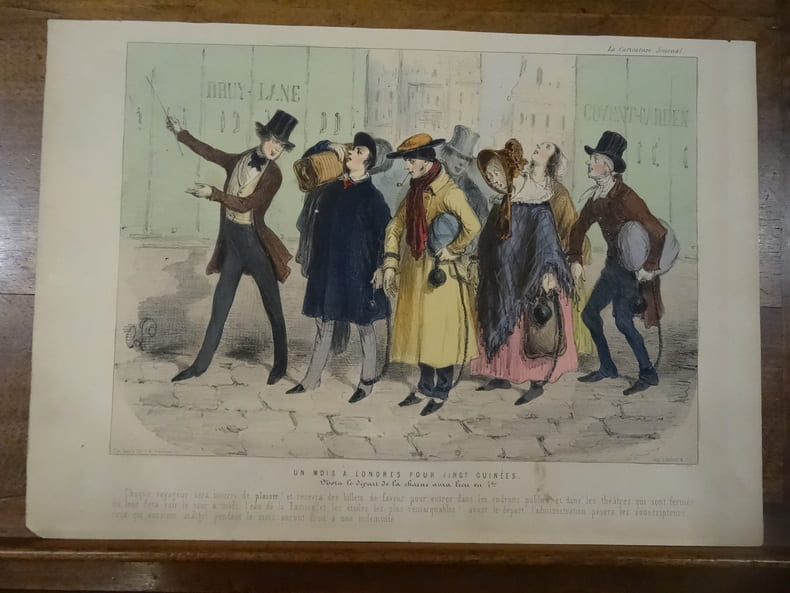 Un mois &agrave; Londres pour vingt guin&eacute;es. "Chaque voyageur sera nourri de plaisir ! et recevra des billets de faveur pour entrer dans les endroits ...