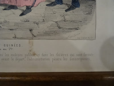 Un mois à Londres pour vingt guinées. "Chaque voyageur sera nourri de plaisir ! et recevra des billets de faveur pour entrer dans les endroits publics, et dans les théâtres qui sont fermés; on leur fera voir le jour à midi, l'eau de la Tamise, et les étoiles les plus remarquables ! avant le départ, l'administration pèsera les souscripteurs, ceux qui auraient maigri pendant le mois auront droit à une indémnité".