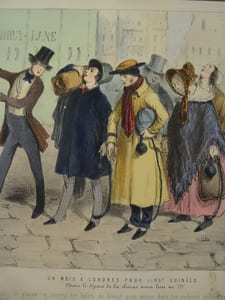 Un mois à Londres pour vingt guinées. "Chaque voyageur sera nourri de plaisir ! et recevra des billets de faveur pour entrer dans les endroits publics, et dans les théâtres qui sont fermés; on leur fera voir le jour à midi, l'eau de la Tamise, et les étoiles les plus remarquables ! avant le départ, l'administration pèsera les souscripteurs, ceux qui auraient maigri pendant le mois auront droit à une indémnité".
