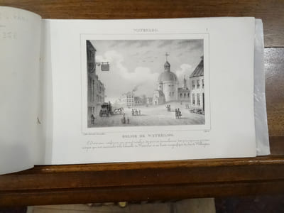 Souvenirs de Waterloo. Album de Douze vues et un plan de Bataille. [Manque le plan]
