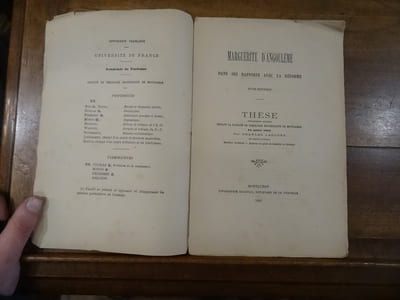 Marguerite d'Angoulême dans ses rapports avec la réforme. Etude Historique.
