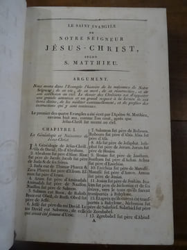 Le Nouveau Testament de notre Seigneur Jésus-Christ.. undefined