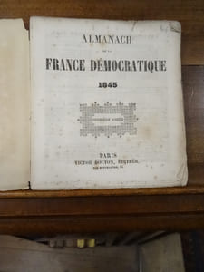 Almanach de la France démocratique, 1845. 
