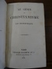 Le Génie du Christianisme.
. Chateaubriand, François-René de.