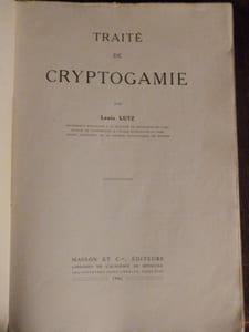 Traité de cryptogamie