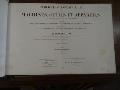Publication industrielle des machines, outils et appareils les plus perfectionnés et les plus récents, employés dans les différentes branches de l'industrie française et étrangère. Augmentée d'une revue illustrée des progrès industriels et agricoles. Tome 20