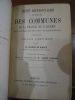 Petit Dictionnaire complet des communes de la France, de l'Algérie, des Colonies et des Pays de Protectorat. précédés de Tableaux Synoptiques.. Gindre ...