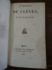 La Princesse de Clèves.

. La Fayette, Madame de.