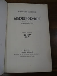 Winesburg-en-Ohio. Traduit de l'anglais par Mme Marguerite Gay.